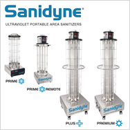 Sanidyne Ultraviolet Portable Area Sanitizer for Disinfecting Air & Surfaces