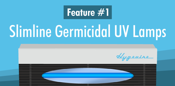 Hygeaire Ultraviolet Indirect Air Disinfection Uses Slimline Germicidal UV Lamps