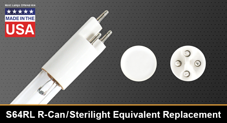 S64RL R-Can / Sterilight Equivalent Replacement UV-C Lamp