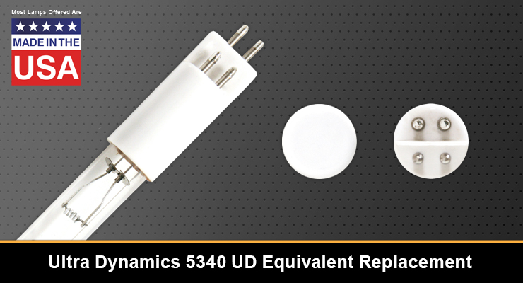 Ultra Dynamics 5340 UD Equivalent Replacement UV-C Lamp