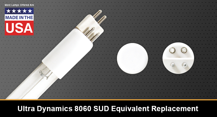 Ultra Dynamics 8060 SUD Equivalent Replacement UV-C Lamp