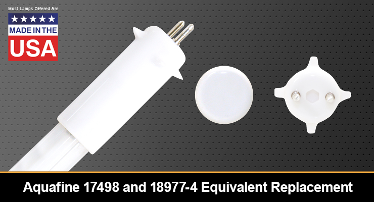 Aquafine 17498 and 18977-4 Equivalent Replacement UV-C Lamp