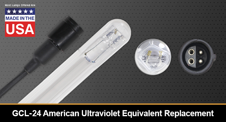 GCL-24 American Ultraviolet Equivalent Replacement UV-C Lamp