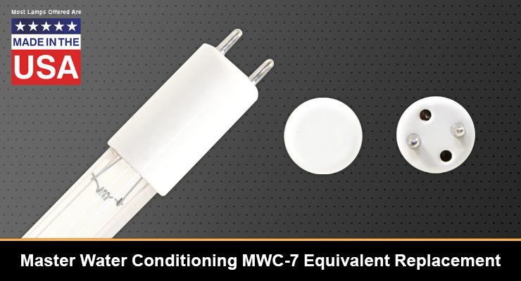 Master Water Conditioning MWC-7 Equivalent Replacement UV-C Lamp