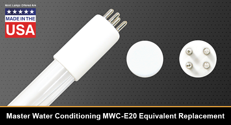 Master Water Conditioning MWC-E20 Equivalent Replacement UV-C Lamp