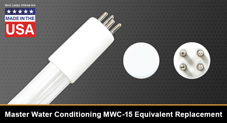 Master Water Conditioning MWC-15 Equivalent Replacement UV-C Lamp
