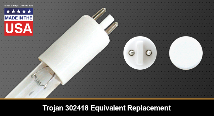 Trojan 302418 Equivalent Replacement UV-C Lamp