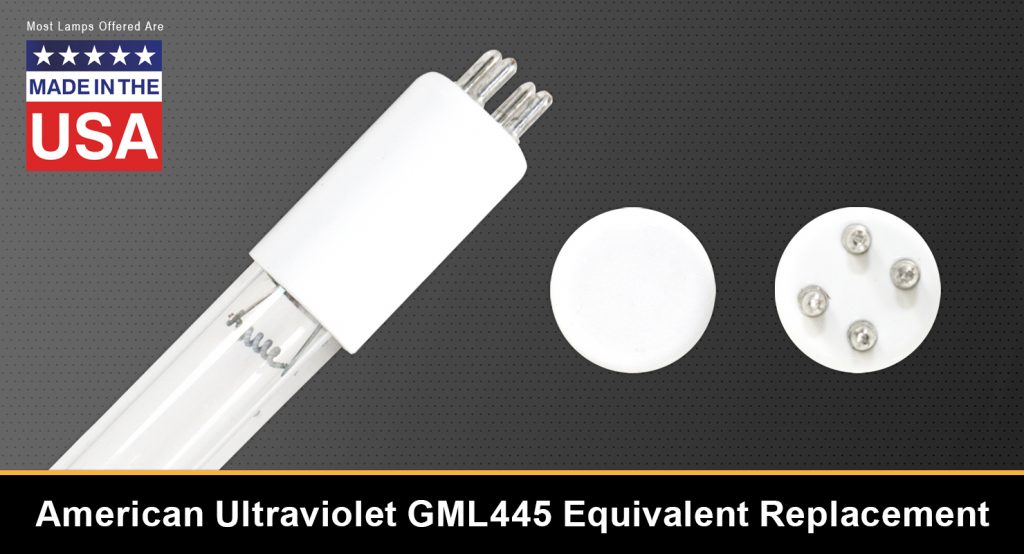 American Ultraviolet GML445 Equivalent Replacement UV-C Lamp