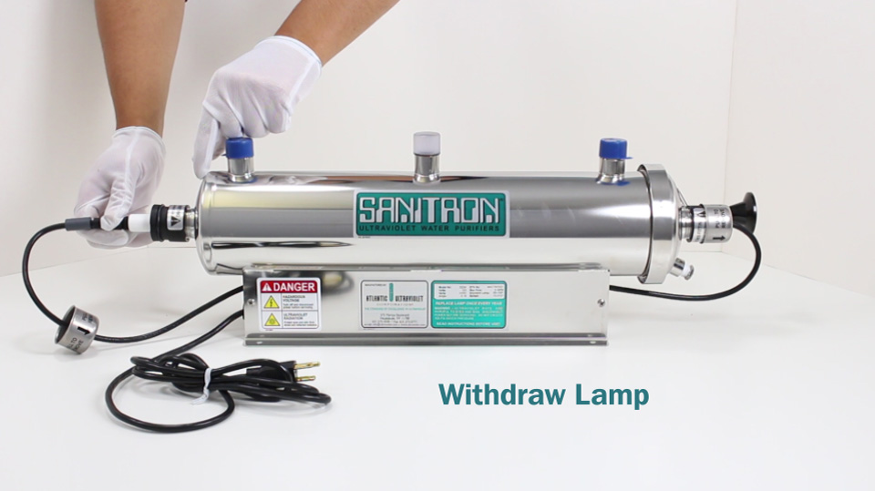 Sanitron Ultraviolet Water Purifier lamp change Step 3