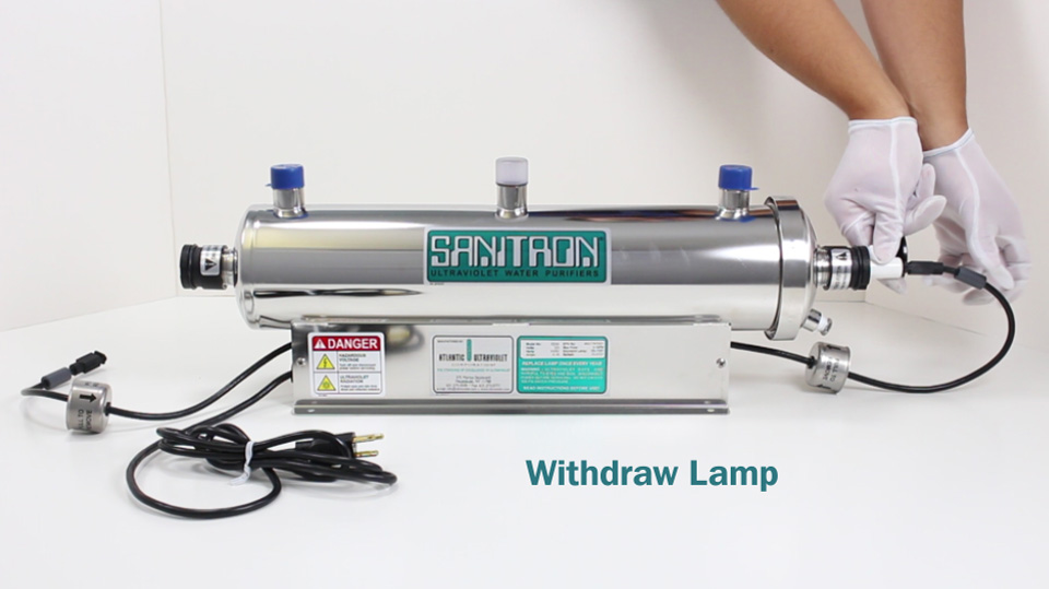 Sanitron Ultraviolet Water Purifier lamp change Step 6