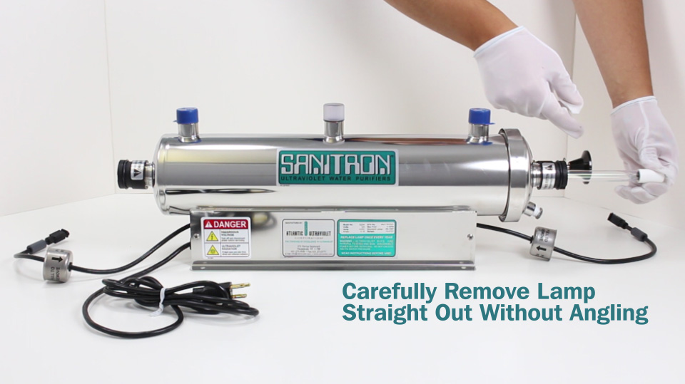 Sanitron Ultraviolet Water Purifier lamp change Step 8