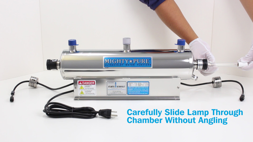 Slide Lamp through chamber without angling