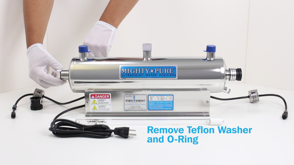 Remove Teflon Washer and  O Ring