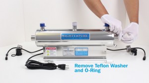 Remove Teflon O-ring