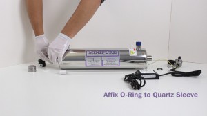 Affix O Ring to Quartz Sleeve
