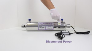 Disconnect Power of Minpure Ultraviolet Water Purifier