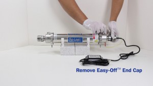 Bio-Logic UV Water Purifier Remove Easy-Off Endcap