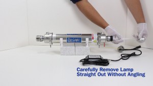 Bio-Logic UV Water Purifier Remove Lamp from Biologic chamber
