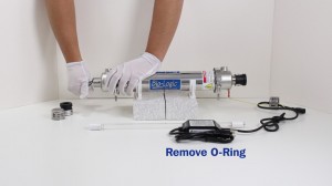 Bio-Logic UV Water Purifier Remove O-Ring from Quartz Sleeve