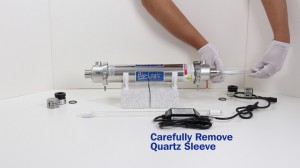 Bio-Logic UV Water Purifier Carefully Remove Quartz Sleeve