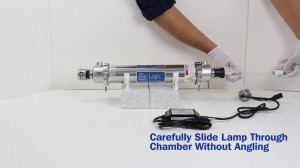 Bio-Logic UV Water Purifier Slide Lamp Through Chamber