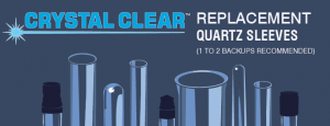 Crystal Clear Replacement Quartz Sleeve