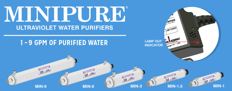 MINIPURE Ultraviolet Water Purifiers