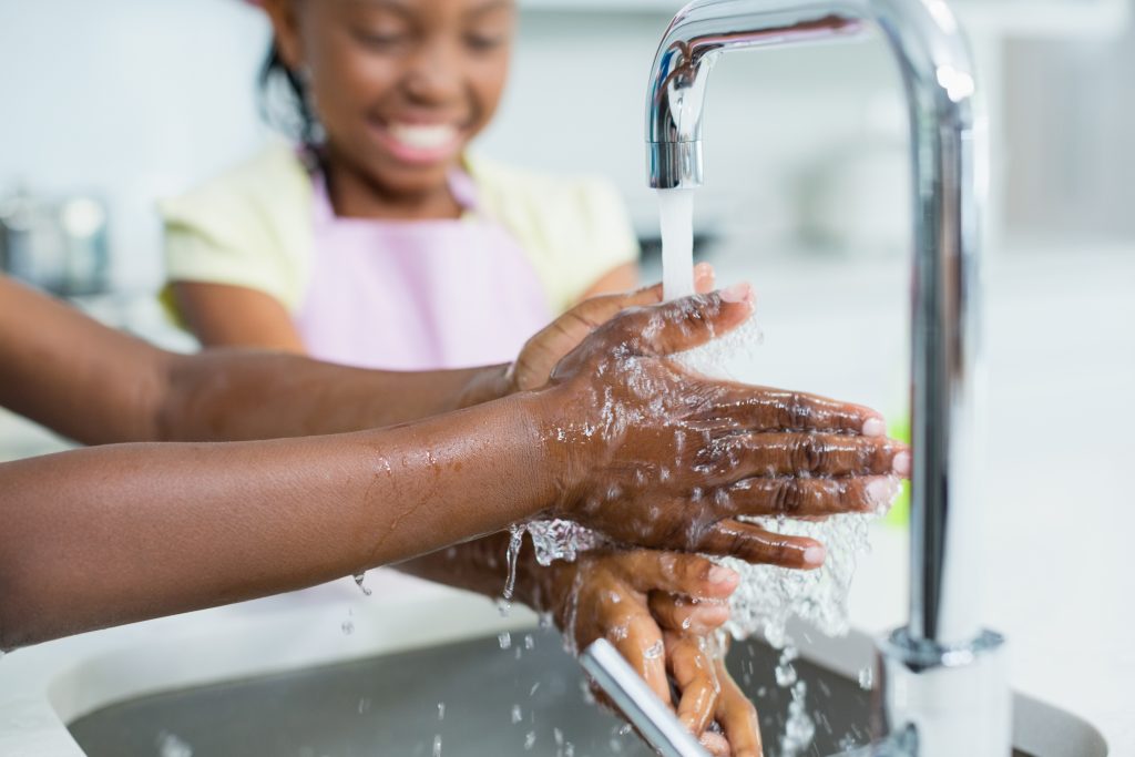 Prevent flu this season by washing your hands.
