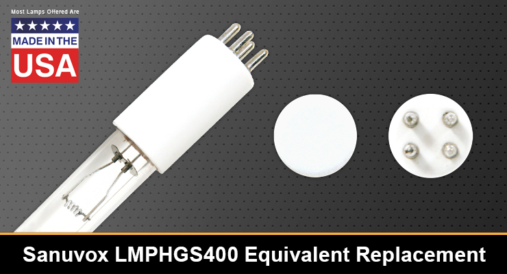 Sanuvox LMPHGS400 Equivalent Replacement UV-C Lamp