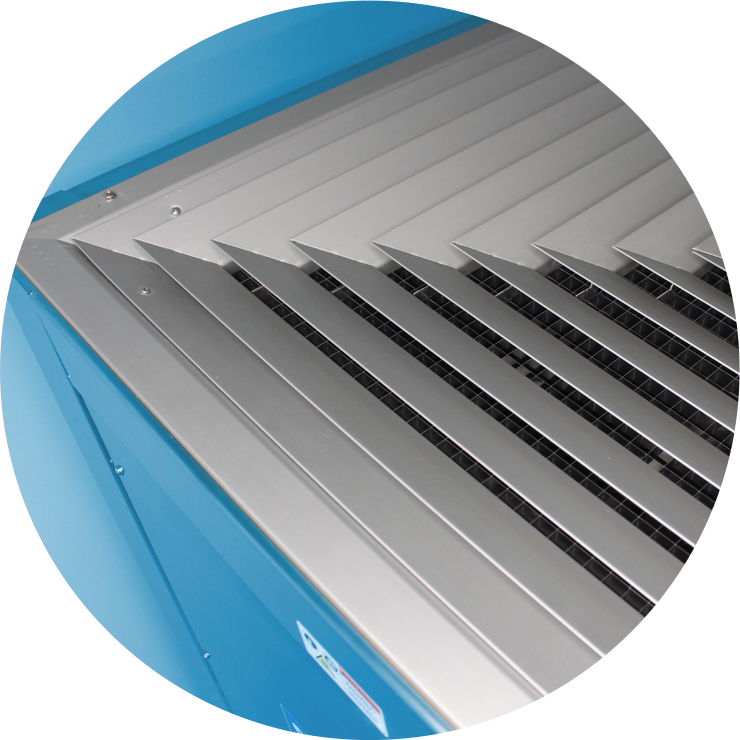 Sanitaire RSM2680 Top Louver for Safe Germicidal UV Air Disinfection of Large Occupied Rooms