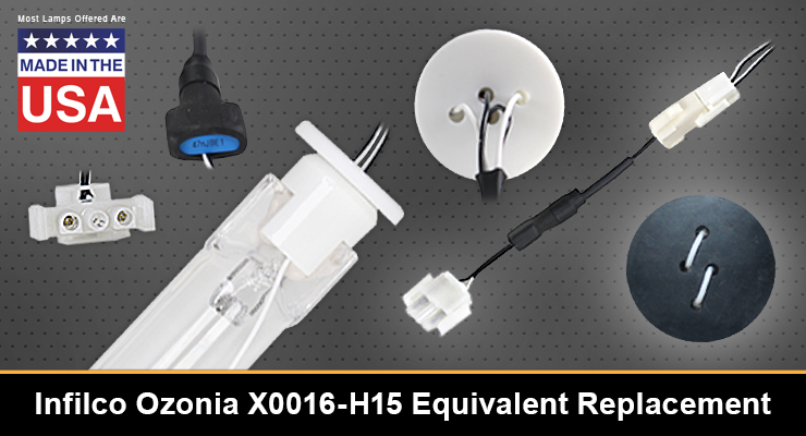 Infilco Ozonia X0016-H15 Equivalent Replacement UV-C Lamp