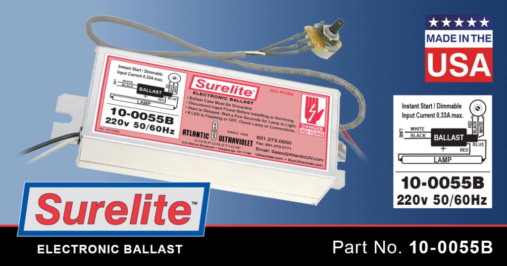 Surelite™ 10-0055B Ballast for Hygeaire and Eco-Logic
