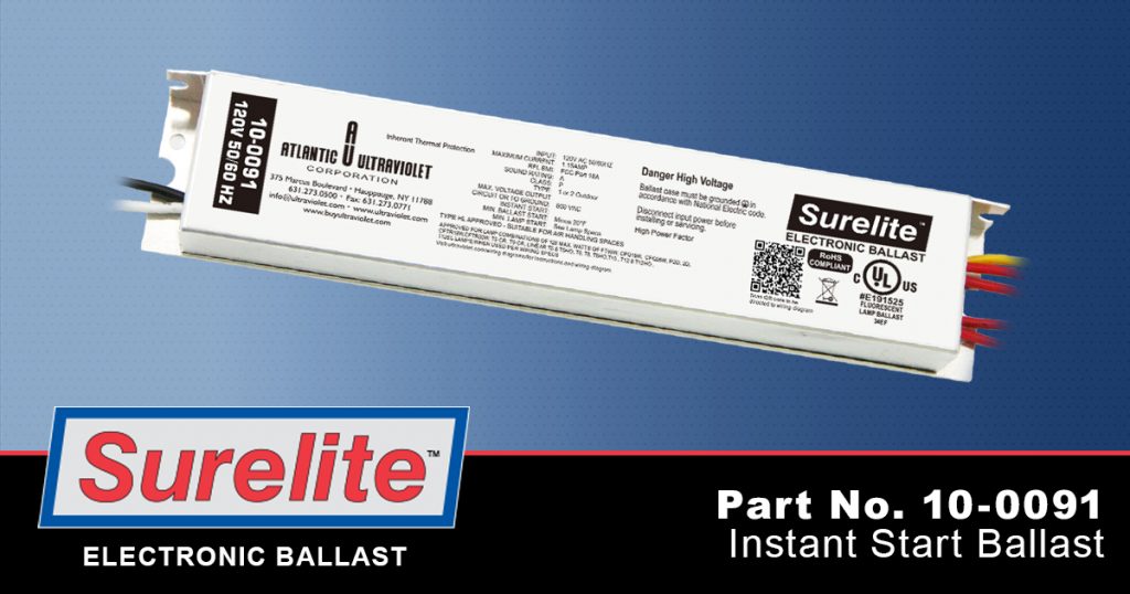 Surelite™ 10-0091 Ballast for Instant Start Lamps
