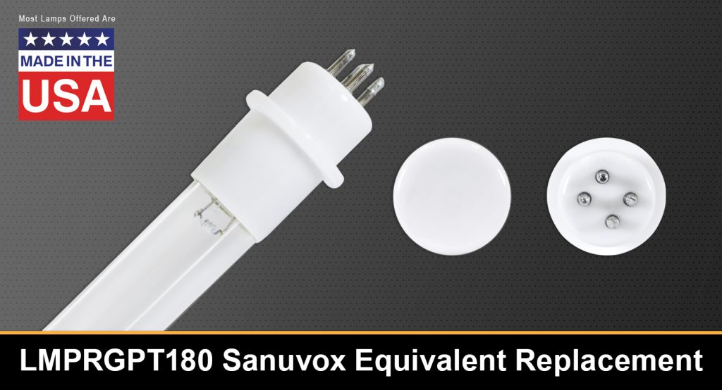 LMPRGPT180 Sanuvox Equivalent Replacement UV-C Lamp