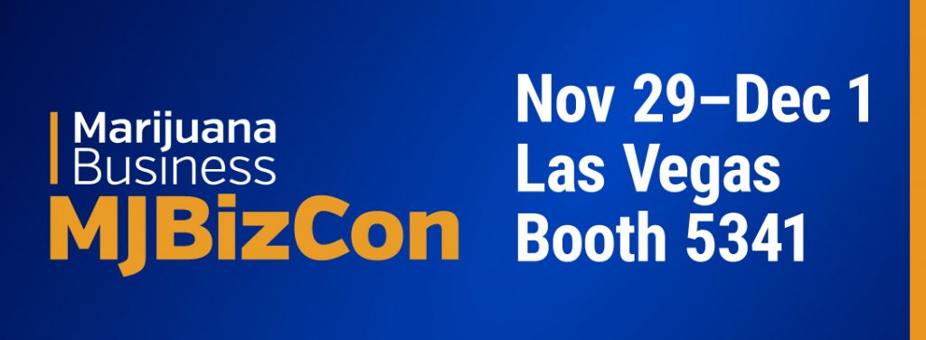 MJBizCon Trade Show: Nov 29–Dec 1 in Las Vegas, Booth 5341