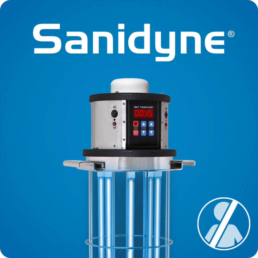 Sanidyne UV-C Portable Area Sanitizers  as shown at FIME