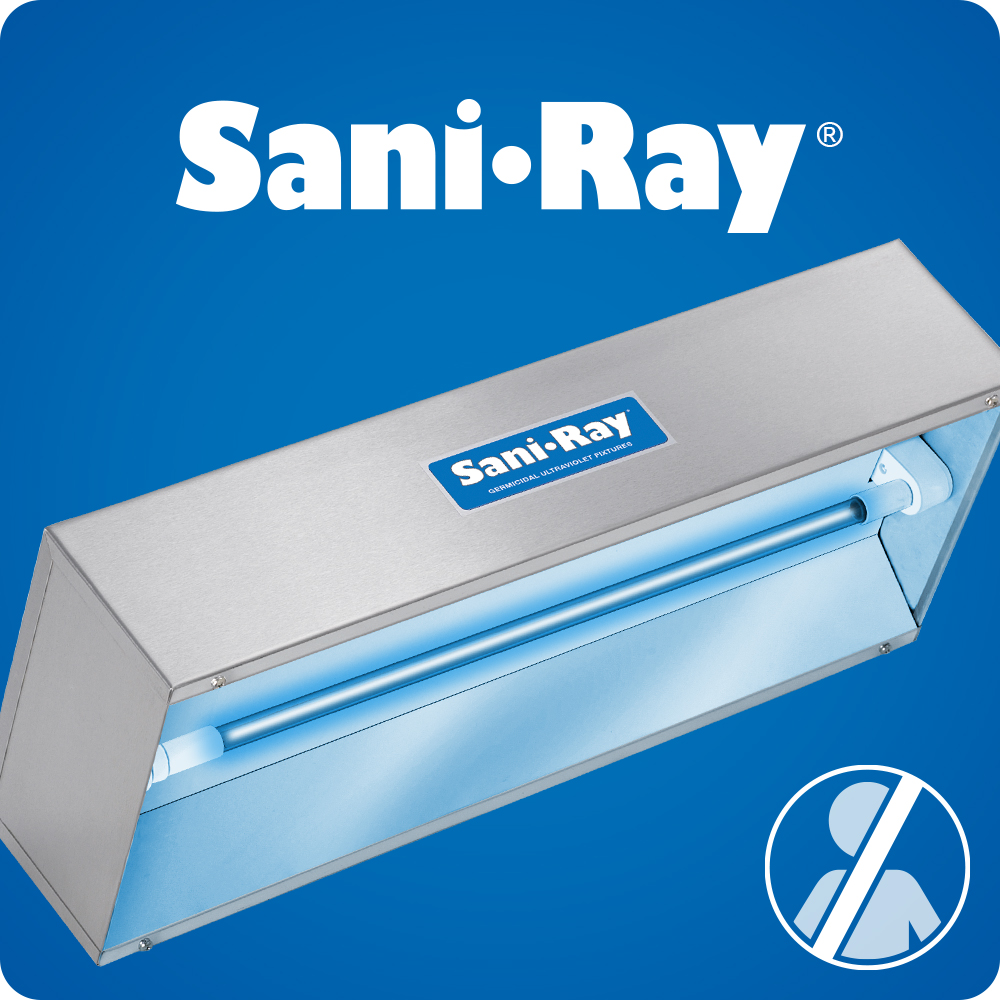 SaniRay UV-C Recessed Air & Surface Irradiators as shown at FIME