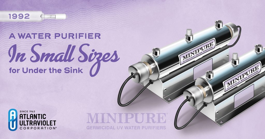Atlantic Ultraviolet Corporation Develops Minipure for in Small Sizes for Under the Sink