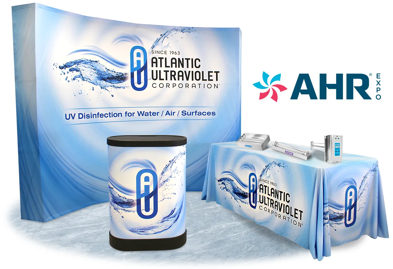 AHR tradeshow booth