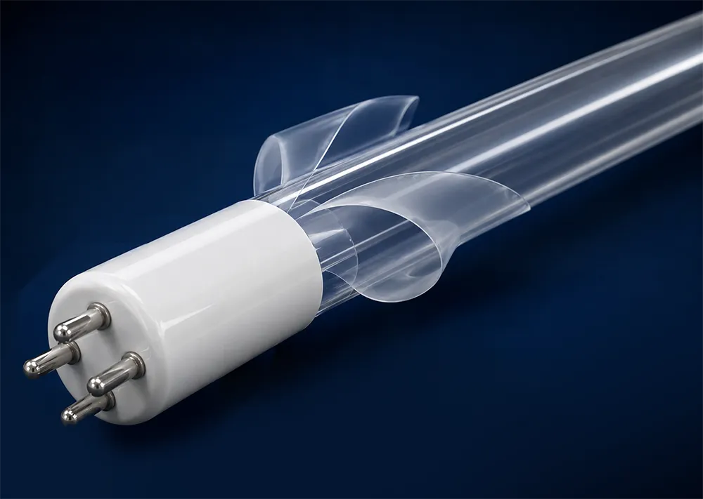 Coated UV lamp