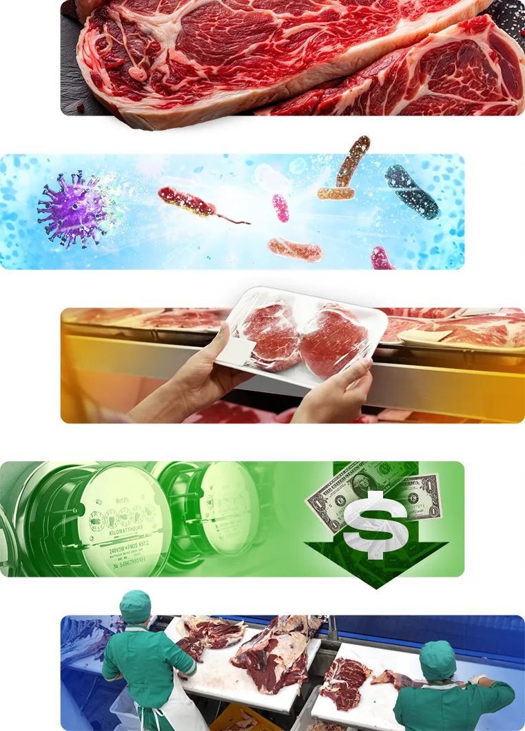 5 benefits of UV disinfection for meat processing